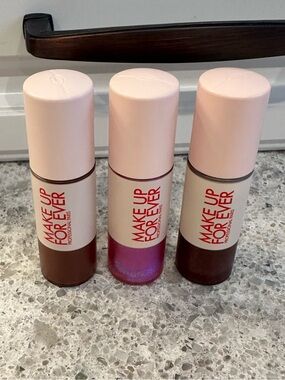 3 Make Up For Ever Super Boost Moisturizing & Plumping Lip Glosses